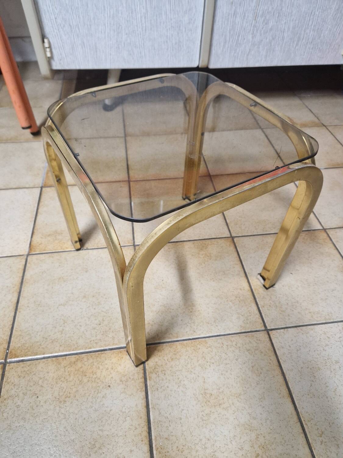 Vintage side coffee table