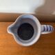 Antique blue glazed terracotta pitcher gaubert vintage kitchen