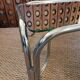 Mirror and chrome 70s glass coffee table