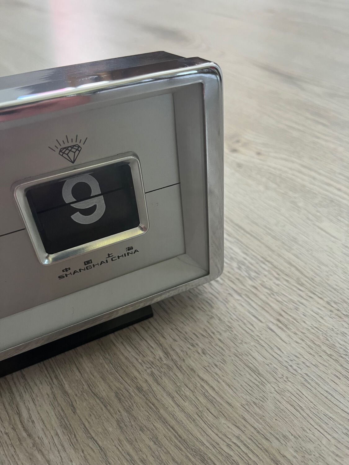 Vintage alarm clock shanghai diamond, china, 1970