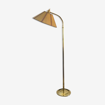 Lampadaire en laiton vintage années 50