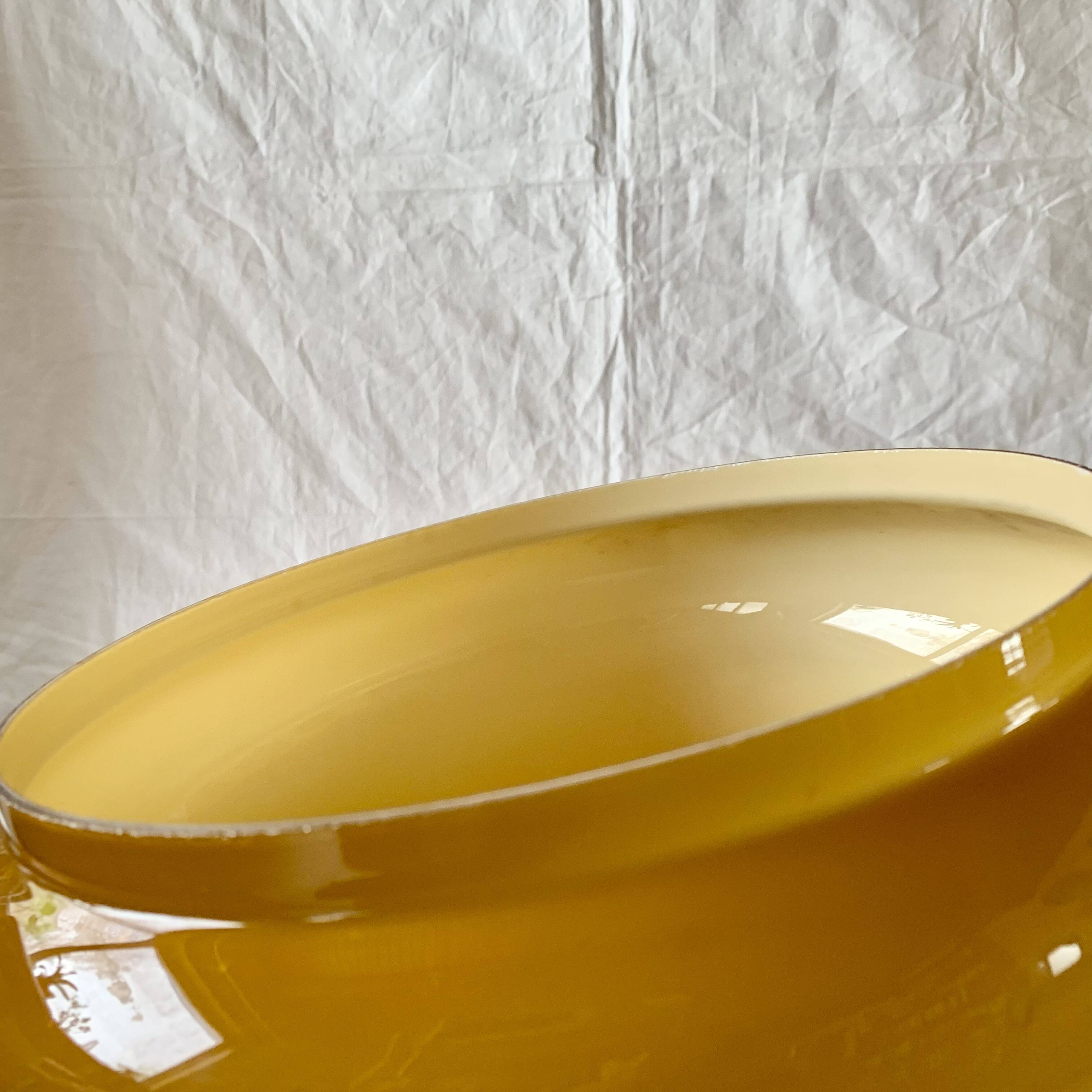 Vintage ochre opaline lampshade