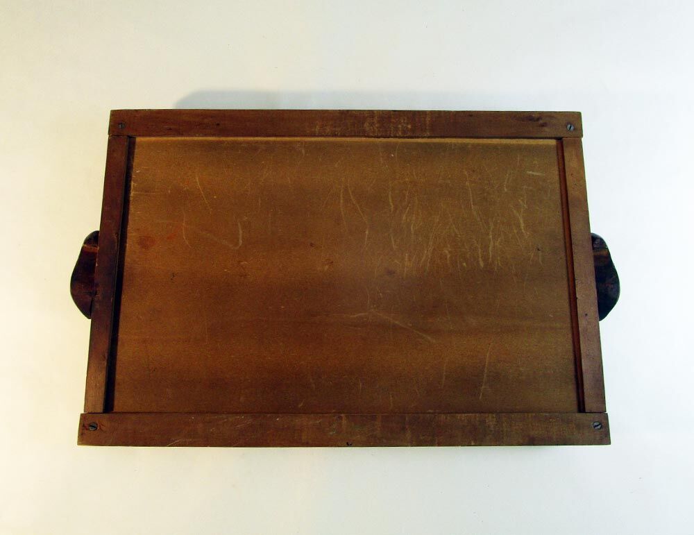 Plateau miroir et bois