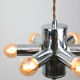 Suspension italienne en verre Duo années 70