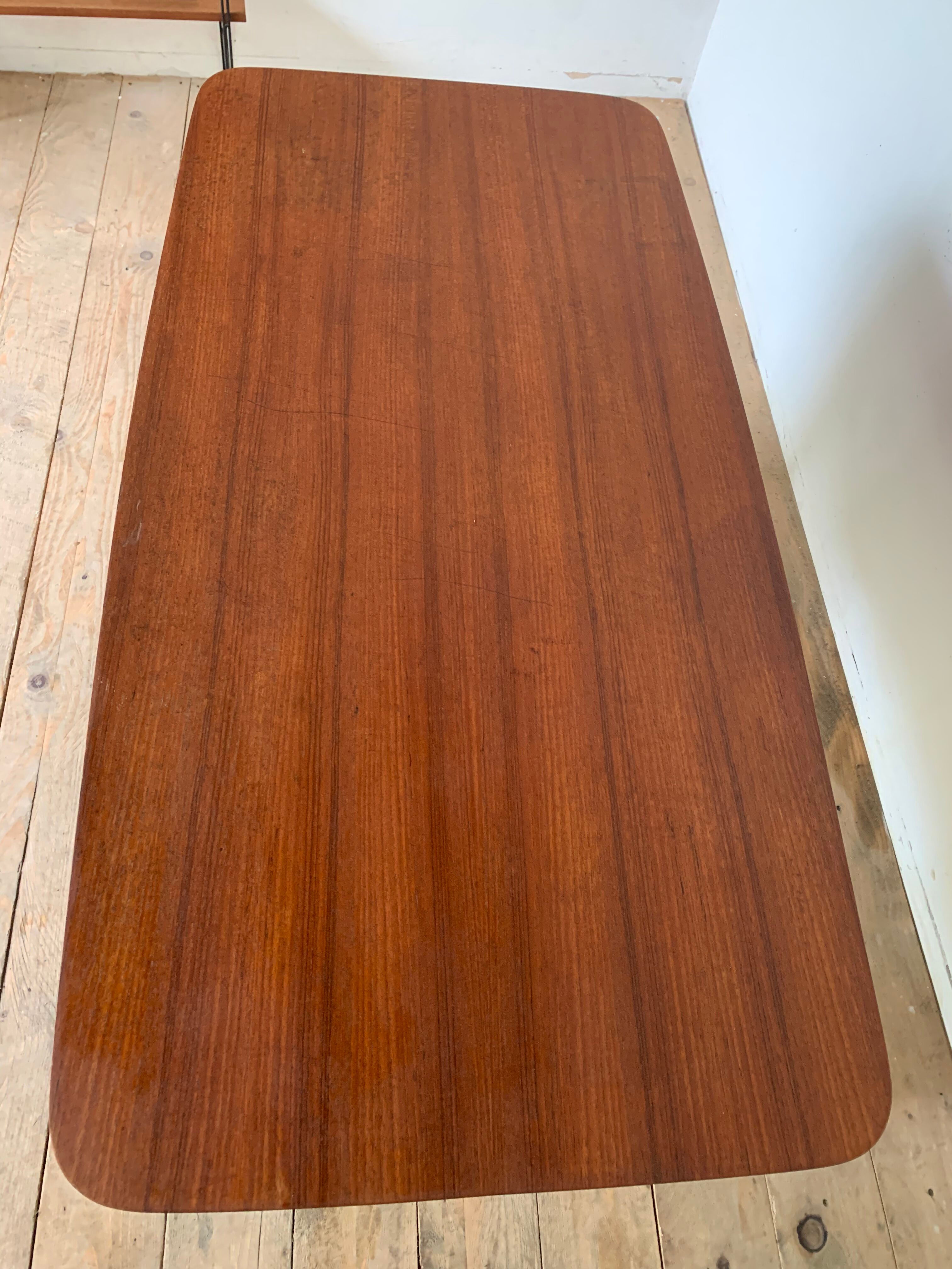 Vintage Scandinavian teak desk Gunnar Nielsen Tibergaard