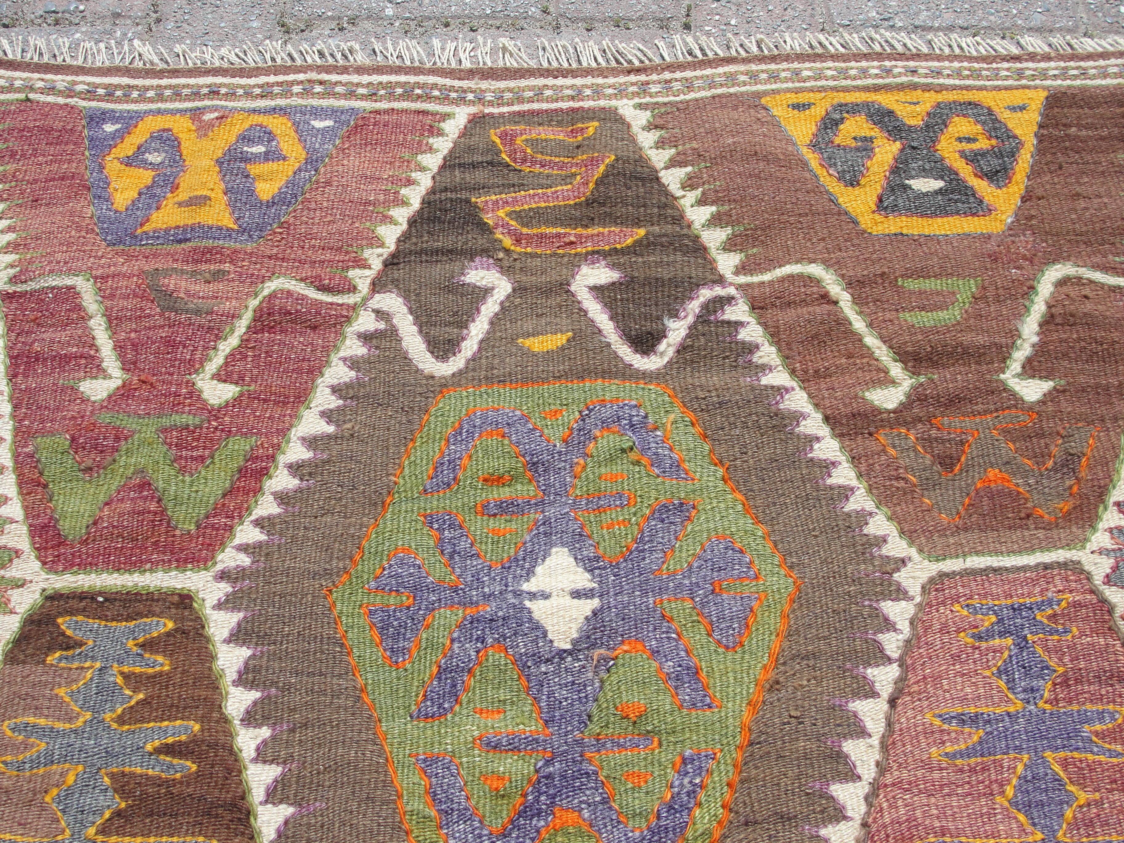 Small handmade kilim rugs for bedroom