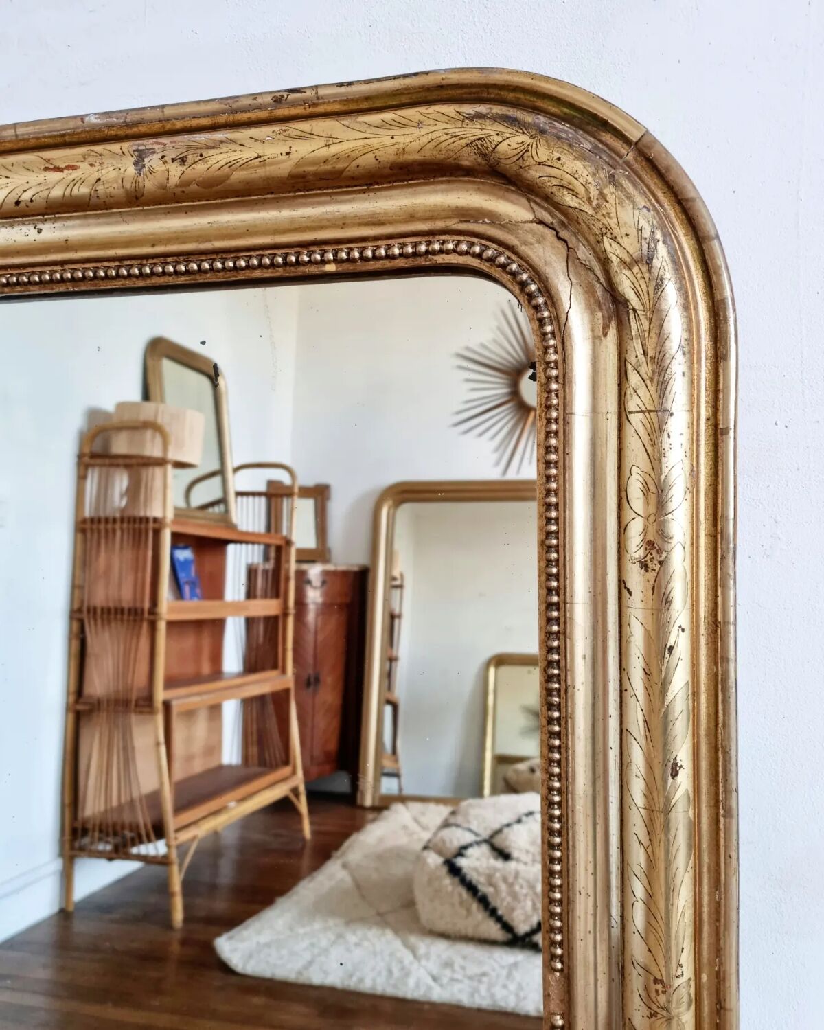 Antique mirror Louis Philippe
