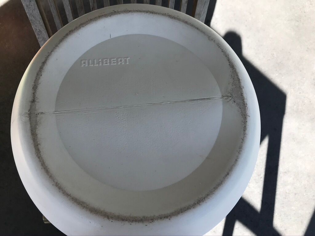 Vintage pouf "Egg" Allibert