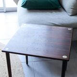 Small Scandinavian side table in rosewood by Georg Petersen