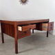 Old Danish Scandinavian desk in rosewood veneer designed by Christian Linneberg