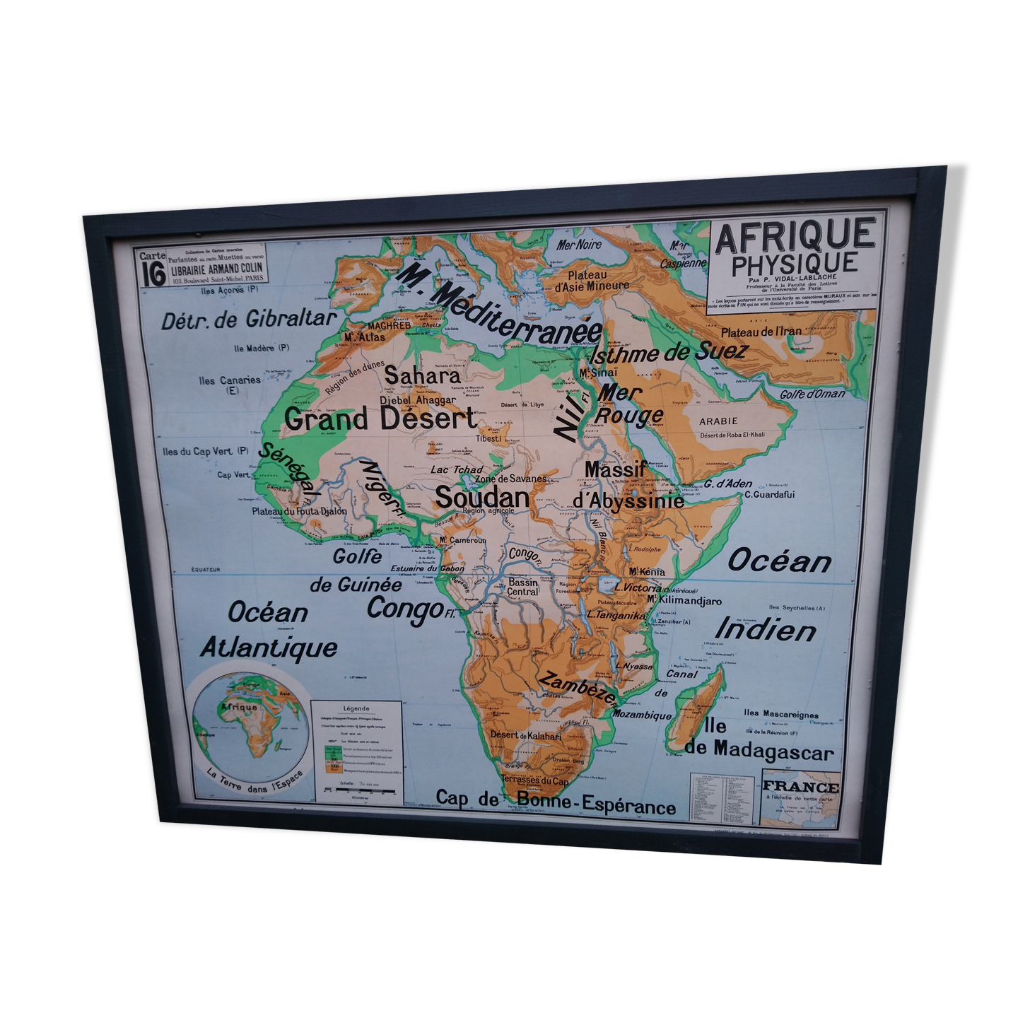 Map Vidal Lablache Africa