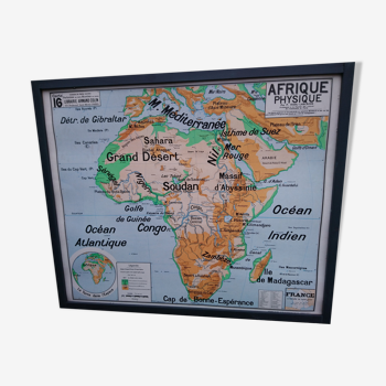 Carte Vidal Lablache l’Afrique