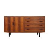 Commode en palissandre, design danois, années 1970, designer : Carlo Jensen, production : Hundevad