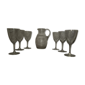Pichet et verres à eau