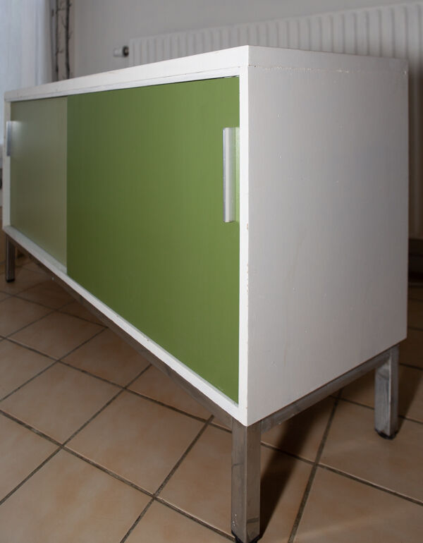 Enfilade revisitée en 2 verts