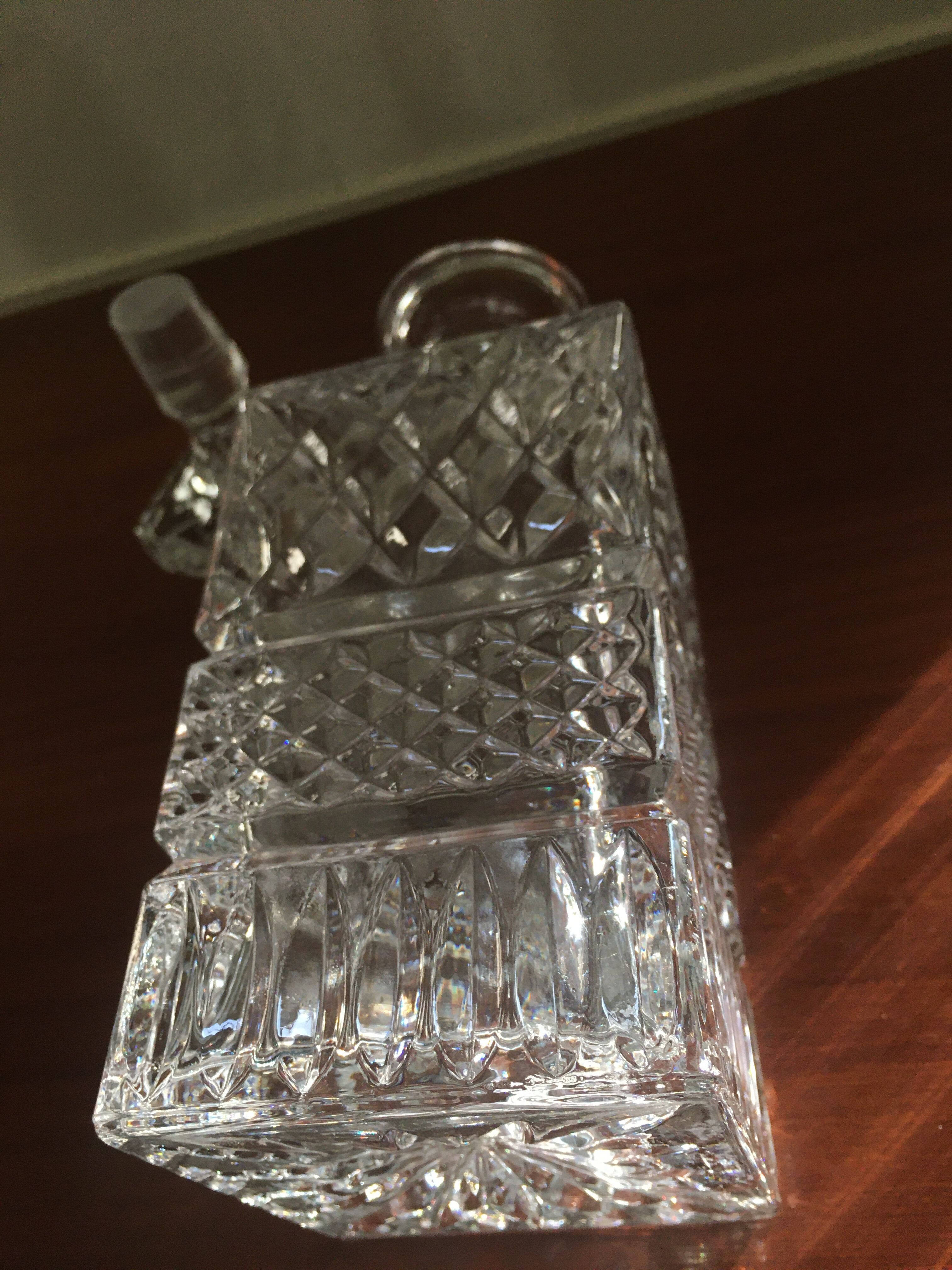 Crystal whisky carafe