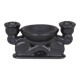Double ceramic candlestick