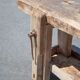 Large carpenter's workbench, old workbench, wooden workbench, industrial decoration