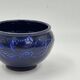 Vintage decorative bowl in cobalt blue ceramic.