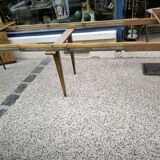 Very beautiful extending table, six spindle legs, Louis 16 period