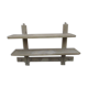 Old wall workshop shelf with coat rack