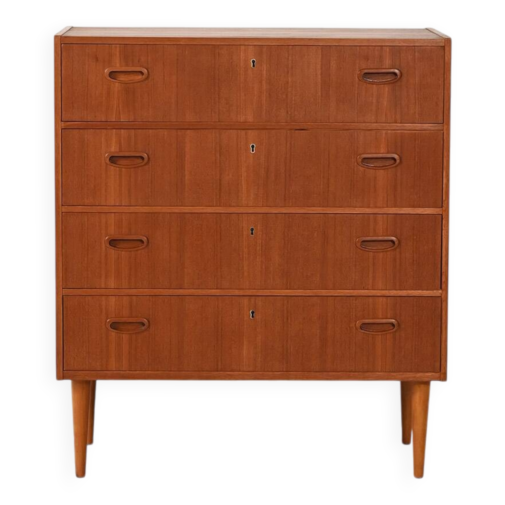 Scandinavian chest of drawers, 1950s–60s, teak