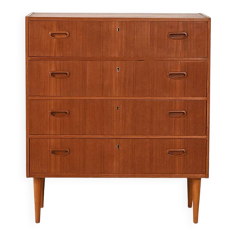 Commode scandinave, années 1950-1960, en teck