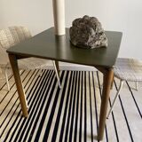 Vico Magistretti pour Cassina table Carimate vintage années 60 bois teintée