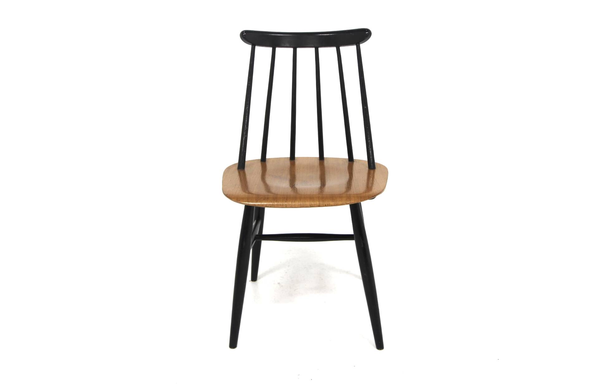 Set de 4 chaises "Fanett" en teck par Ilmari Tapiovaara, Suède, 1960