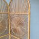 Vintage rattan screen