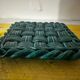 Woven ceramic trivet from Vallauris in the Massier style.