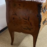 Louis XV style inlaid chest of drawers