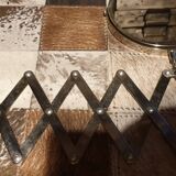 2 vintage accordion mirrors