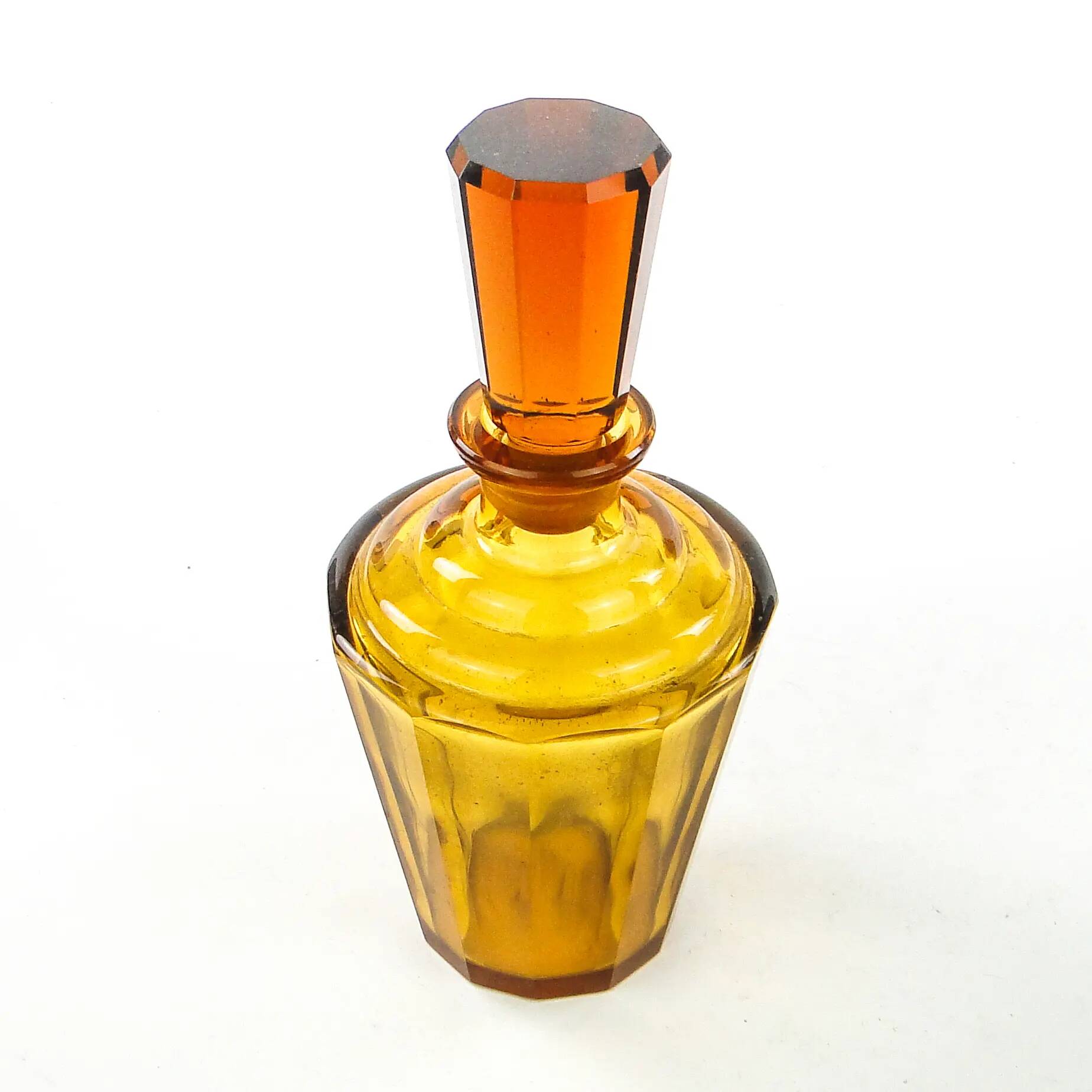 Carafe, Art Deco, crystal, Moser, Czechoslovakia, 1930s