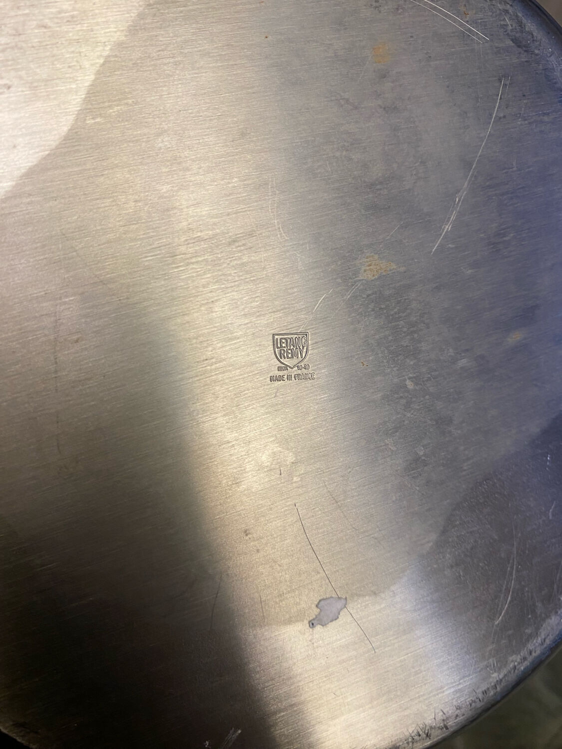 Champagne Ice Bucket Antique RÉMY LETANG Stainless Steel France Vintage #D426