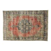 Tapis vintage anatolien fait main 300 cm x 197 cm