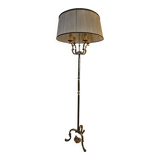 Lampadaire tripode en bronze de style Louis XV
