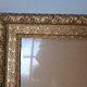 Old frame Art Nouveau décor wood stucco 51x41 foliage 40x30 cm