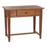 Table rustique en merisier avec tiroir du 19eme