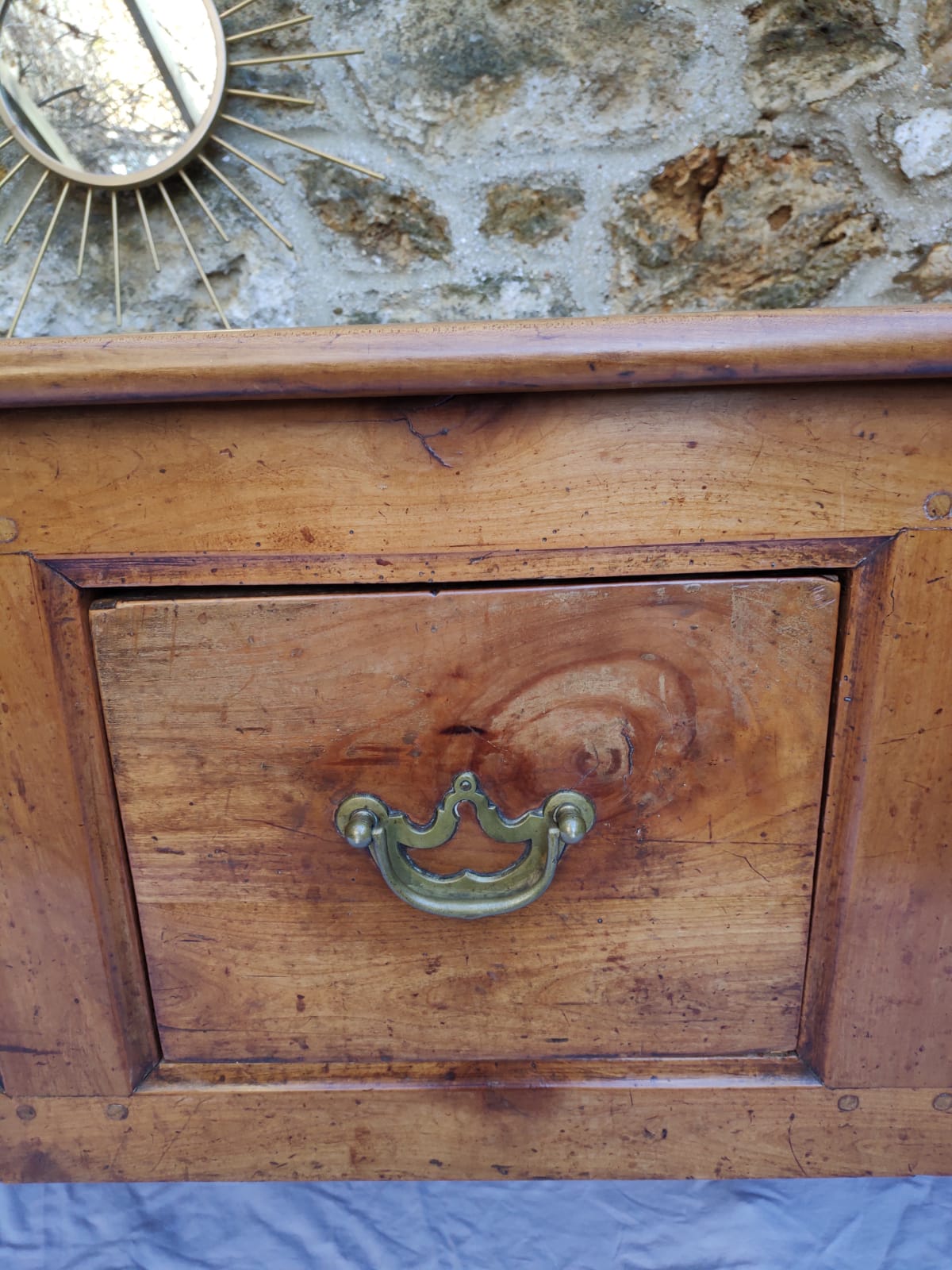 19th end clothier table, furniture workshop