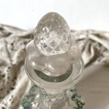 Carafe ancienne asperge Legras fin XIXe