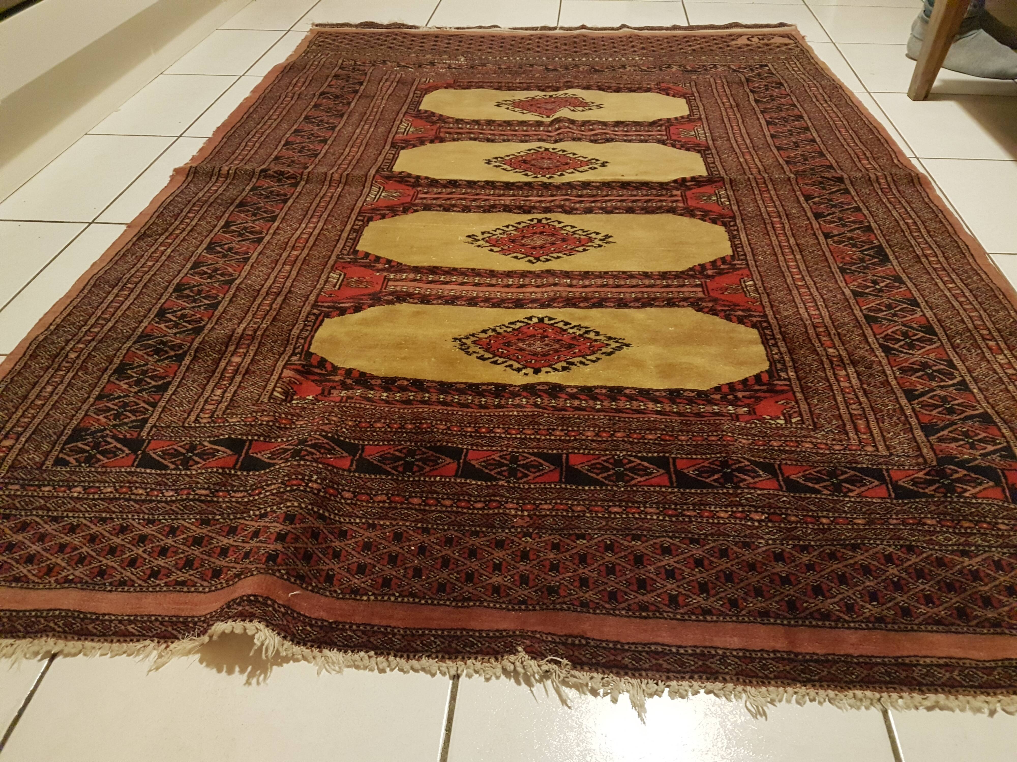 Iranian Persian carpet 178x124cm handmade