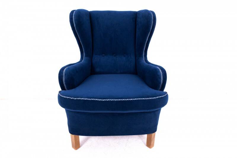 Wingback armchairs, Northern Europe, mid-20th century.