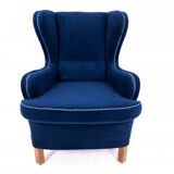 Wingback armchairs, Northern Europe, mid-20th century.