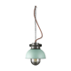 Vintage mint industrial hanging light from TEP