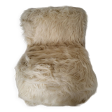 1970s furry armchair