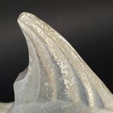 Salt-glazed stoneware sculpture, Roger Guérin, stylised fish, Art Deco