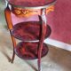 Napoleon III side table with three tiers in marquetry – 19th century