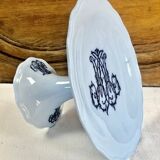 Old fruit bowl Brown Westhead Moore & co monogram XIX
