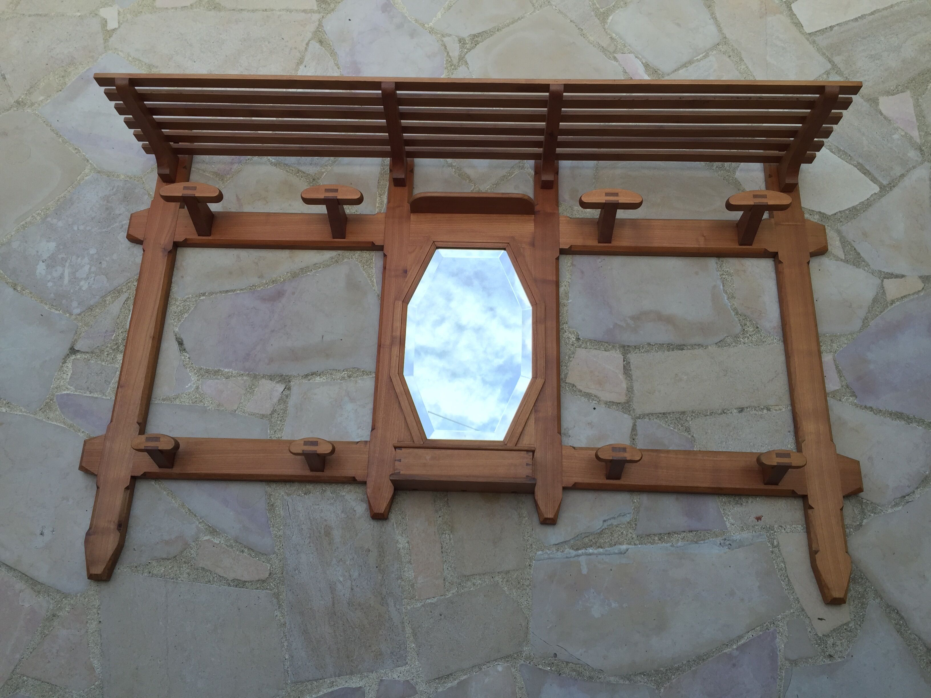 Large Scandinavian wall coat door